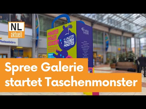 Spree Galerie Cottbus startet Taschenmonster 2024 | Malaktion für Kids in der Mall, Frist bis März