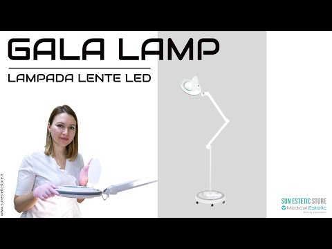 GALA LAMP Lampada lente Led  completa di stativo