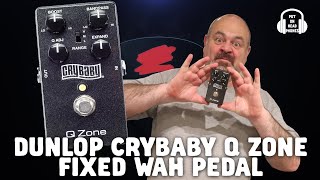 Video thumbnail for DUNLOP CRYBABY Q ZONE FIXED WAH PEDAL by The Pedal Picassos