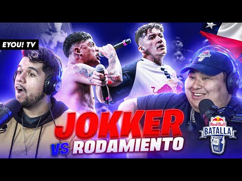 ES UNA P*** LOCURAAAA! - Reacción a JOKKER vs RODAMIENTO - Red Bull Batalla Chile
