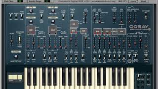 Video thumbnail for ODsay VST synthesizer (Elektrostudio) - Preview of 64 sound patches by Sakhalia Net Project