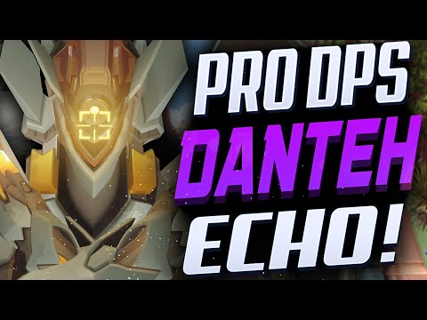 DANTEH ECHO GOD - 32 ELIMS! [ OVERWATCH SEASON 25 TOP 500 ]