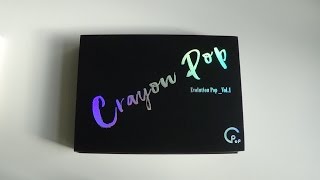 Unboxing Crayon Pop 크레용팝 1st Korean Studio Album Evolution Pop