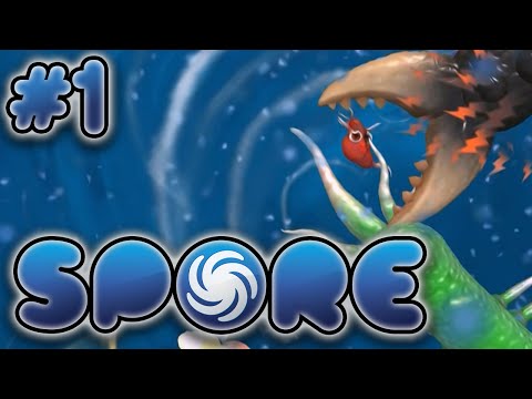 Spore / Gameplay / Playthrough / Walkthrough - Part 1 | A FIGHT FOR SURVIVAL!