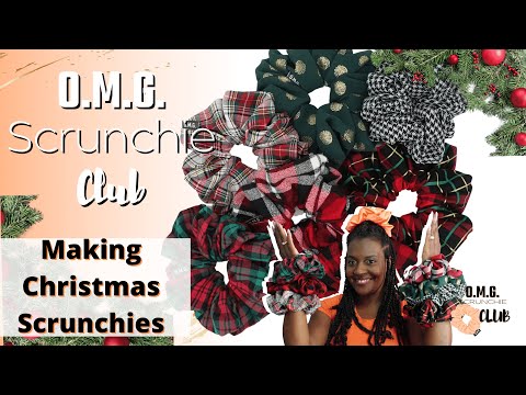 Christmas Scrunchie Launch | Holiday Scrunchies| XXL Scrunchies