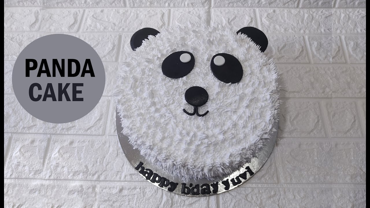 2 Kg Panda Theme Cake Recipe | Vanila cake recipe #birthdaycake #ashaskitchenmagic #panda #cake