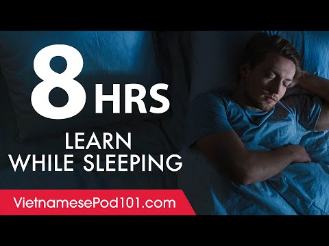 Learn Vietnamese While Sleeping 8 Hours - Learn ALL Basic Vocabulary