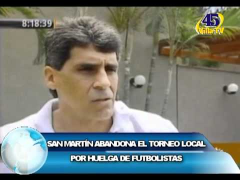 SAN MARTÍN ABANDONA EL TORNEO LOCAL