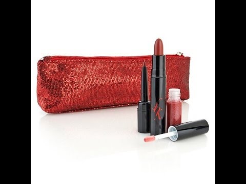 ybf Line, Refine   Shine Lip Trio with Cosmetic Bag