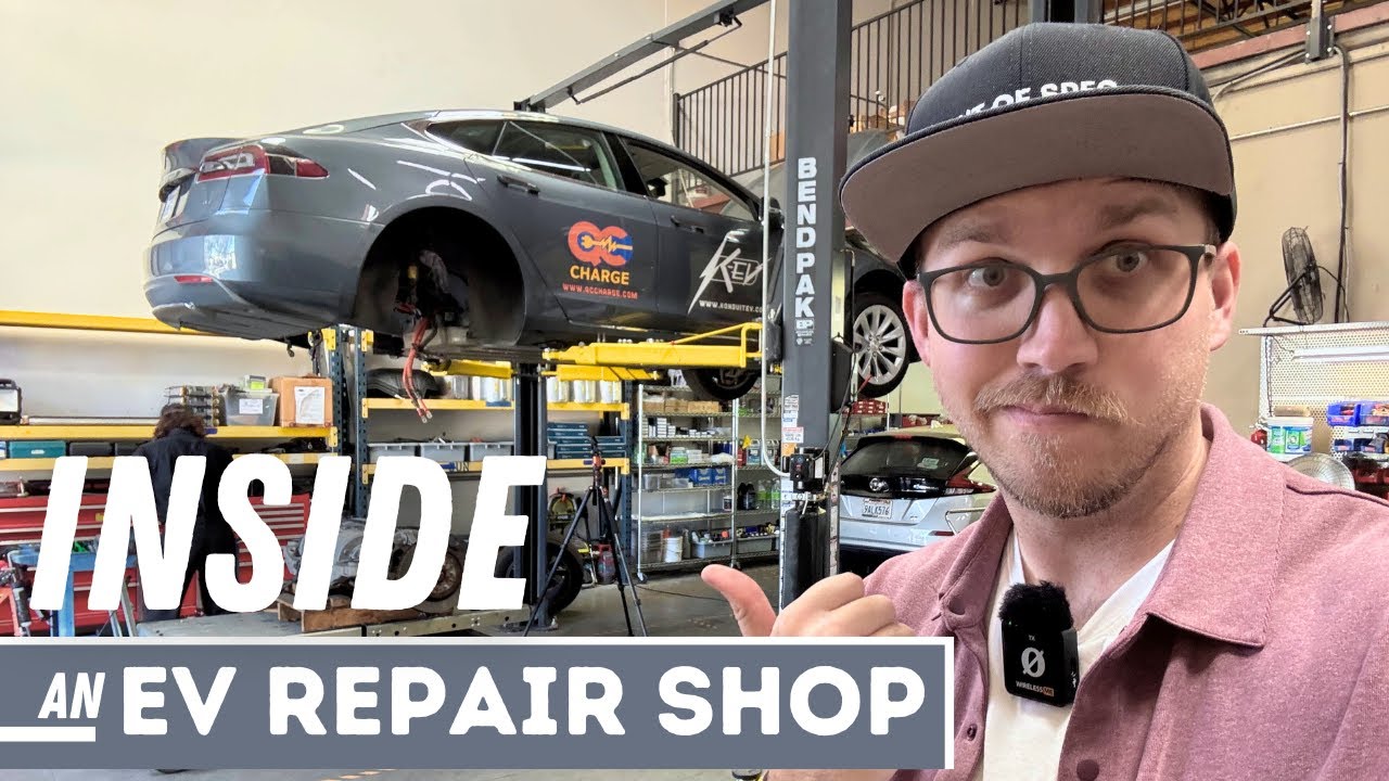 Inside An EV Repair Shop! Konduit EV Revives Old Tesla, Leafs, RAV4