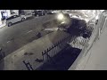 Crazy moment Boy racer ploughs into a row of luxury cars