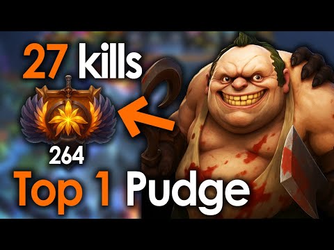 Pudge Mid Lane – 27 Kills Top 1 Pudge Immortal Rank 264 Patch 7.39d