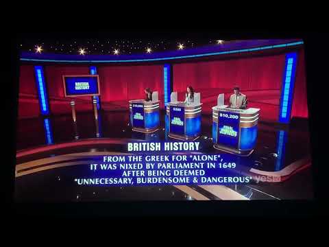 Final Jeopardy, I cannot believe I had to witness this…- Megan Wachspress Day 5 (6/20/22)