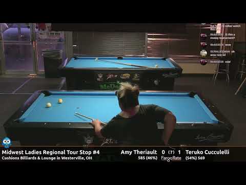 Amy Theriault vs Teruko Cucculelli (Semifinals) - 2017-09-09 MLRT Stop #4