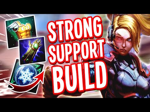 THIS IS SUCH A STRONG SUPPORT BUILD! SUPER TANKY! | Athena Support - SMITE Conquest Gameplay