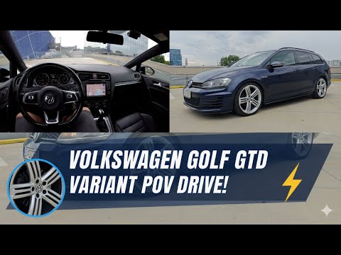 Volkswagen Golf 7 GTD Variant DSG l POV Drive & Review