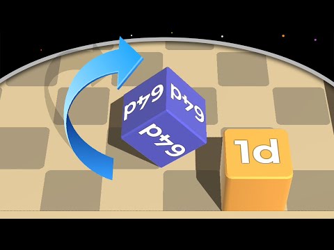 Roll Cube Merge 3D: Large Numbers - Reach 64D (Decillion) Part 04