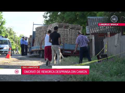 OMORATI DE REMORCA DESPRINSA DIN CAMION