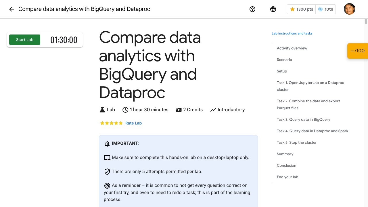 Compare data analytics with BigQuery and Dataproc