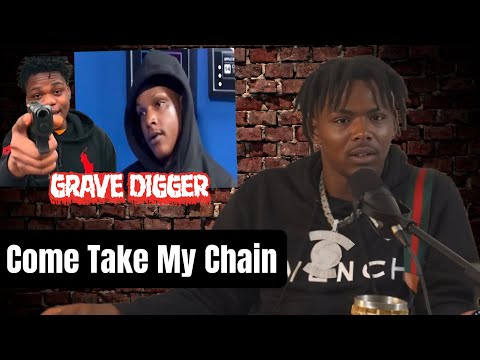 Karma2zz Gets Heated & Snaps on Gravedigga Quez Over  607Unc  Chain