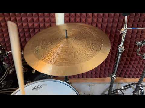 Used Meinl Byzance Jazz Tradition Flat 22" Ride 2428g w/ video demo of actual cymbal for sale image 3