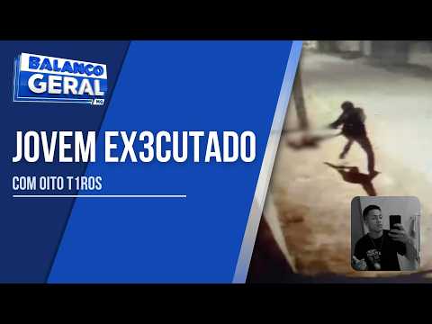 FLAGRANTE: JOVEM É EXECUTADO COM OITO TIROS EM PIRAPORA