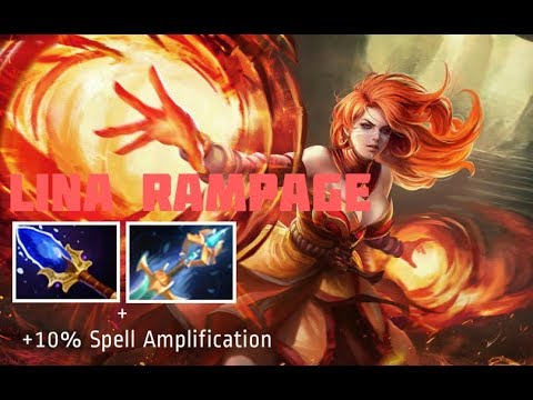 DOTA 2 PATCH 7.07 | LINA RAMPAGE