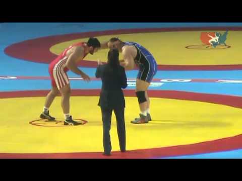 2011 Worlds Freestyle 120kg Bronze - Davit Modzmanashvili (GEO) vs. Tervel Dlagnev (USA)