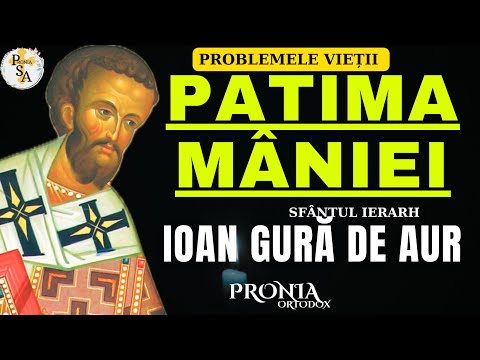 Patima mâniei Sf. Ioan Gură de Aur #proniaortodox #sfintiiparinti #ortodox
