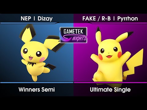 Gametek Night 2023.01 Winners Semi - Dizay (Pichu) Vs. Pyrrhon (Pikachu) SSBU Ultimate Tournament