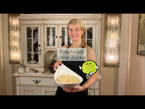 Krautsalat selber machen: Low carb Krautsalat ohne Zucker - mit Suchtfaktor schnell & einfach! 😍