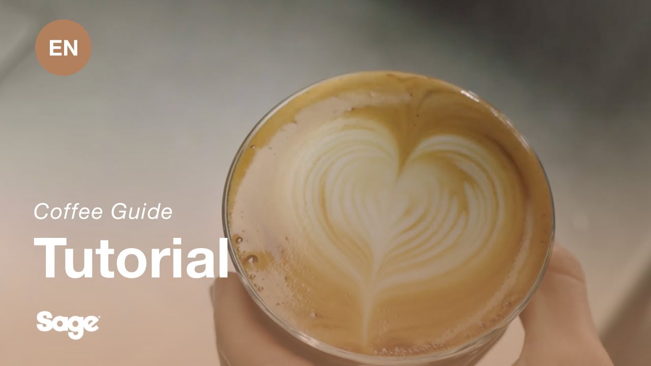 How to create latte art: the heart
