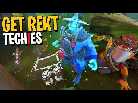 Get Rekt Techies - DotA 2 Funny Moments