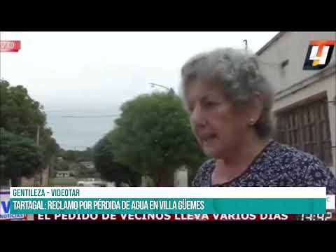SALTA - Tartagal: Reclamo por pérdida de agua en Villa Güemes #canal7salta