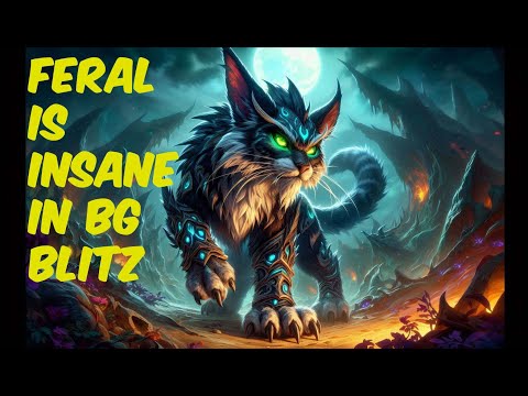 FERAL IS INSANE IN BLITZ! UNREAL DMG! - Feral druid pvp the war within 11.1