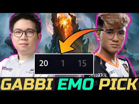 GABBI BACK TO MID USING IG.EMO SIGNATURE SINGAPORE MAJOR PICK DOTA 2