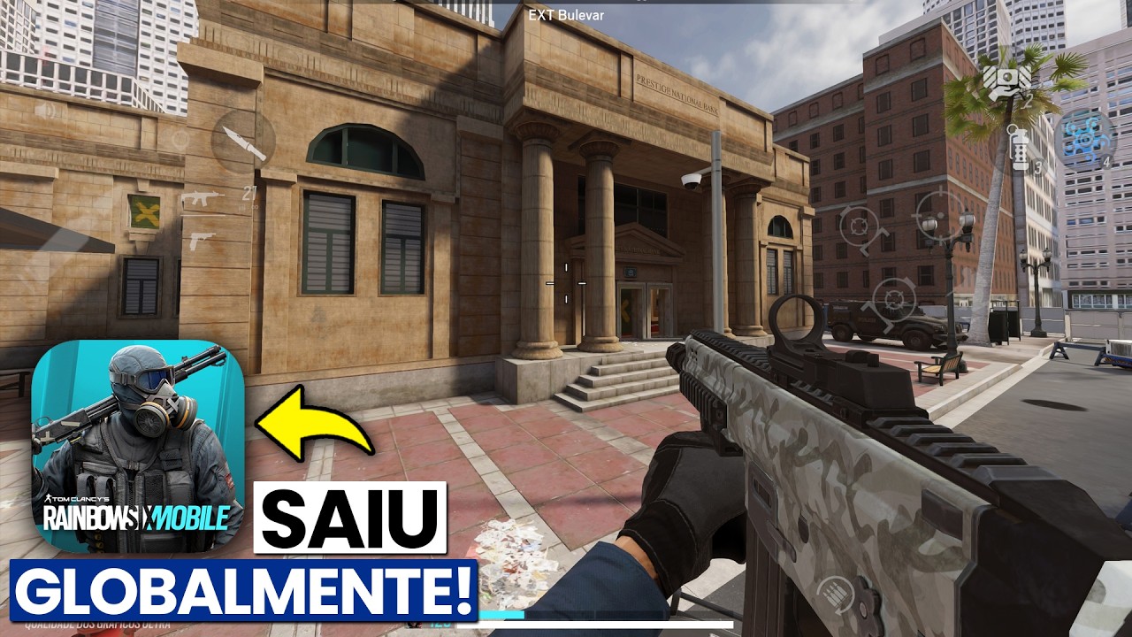 SAIU Rainbow Six Mobile VERSÃO GLOBAL - PRIMEIRA GAMEPLAY