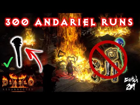 300 Andariel Runs Drop Highlights: Looking For ONE Item, Not An SOJ! - Diablo 2 Resurrected