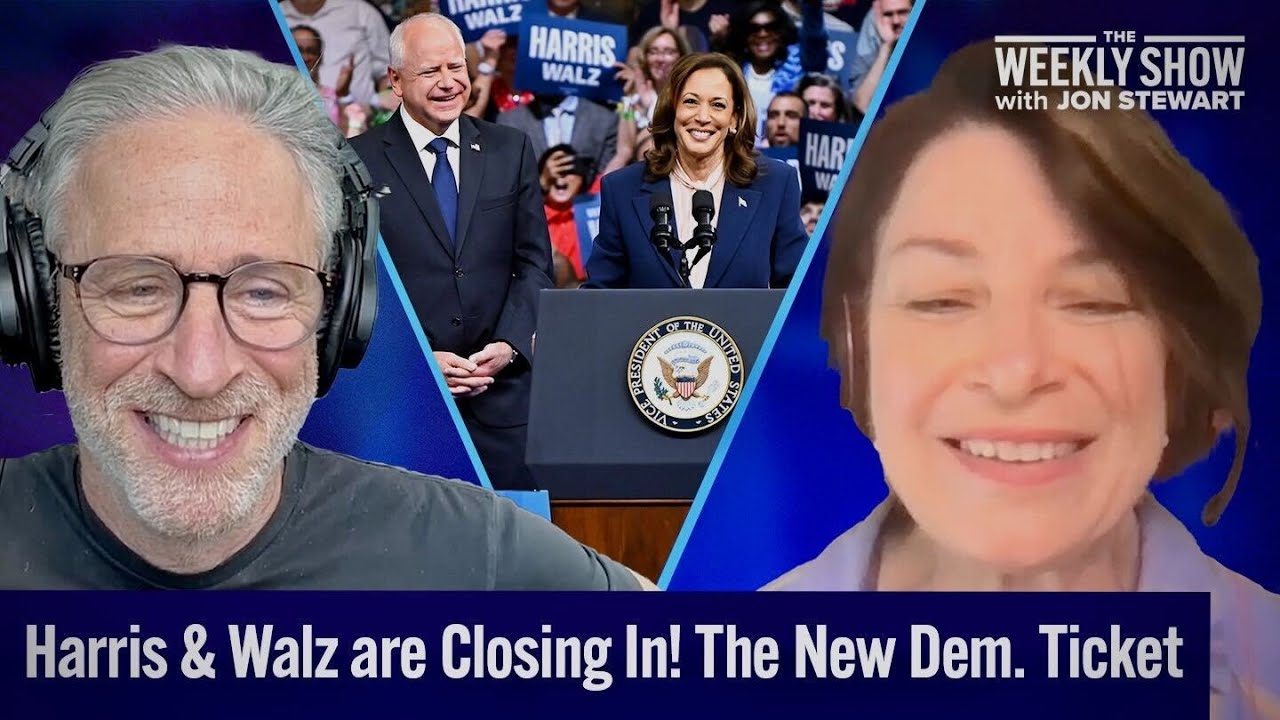Jon Stewart & Sen. Klobuchar on the Harris/Walz Campaign & the Democratic Shakeup | The Weekly Show