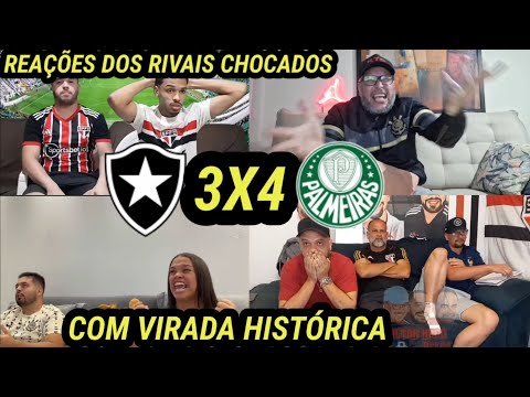 REACTIONS FROM RIVALS SHOCKED BY ENDRICK BOTAFOGO 3X4 PALMEIRAS