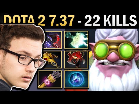 Sniper Gameplay Miracle with 22 Kills and Quiver - Dota 2 7.37