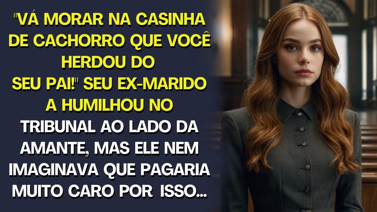 "Vá morar na casinha do cachorro!" disse o marido no tribunal, repetindo as palavras da amante...