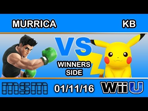 MSM 32 - Murrica (Little Mac) Vs. KB (Pikachu) Winners Side - Smash Wii U