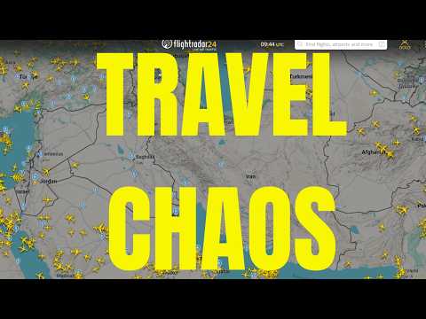 Travel Chaos | MIDDLE EAST AIRSPACE CLOSED #travelblogger