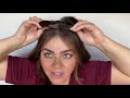 How to Attach A Hair Topper on Fine Thin Hair | Hair Topper Hairstyle Enchantop Human Hair Topper