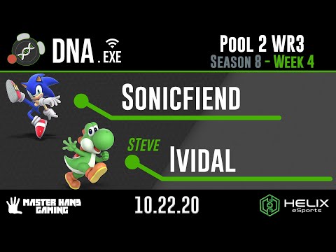 DNA.EXE S8:W4 - STeve | Ividal (Yoshi) Vs. Sonicfiend (Sonic) - Pool 2 WR3