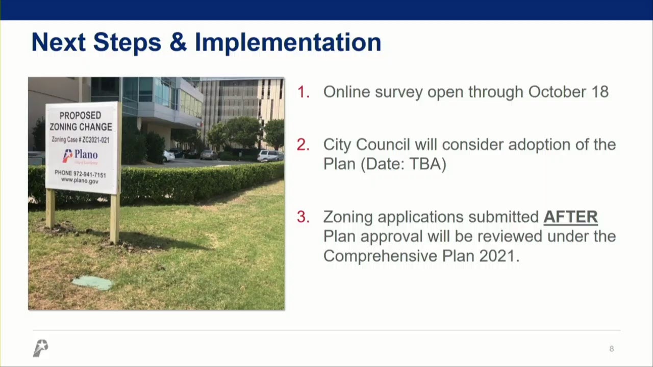 Plano 2021 Draft Comprehensive Plan Town Hall - October 14, 2021