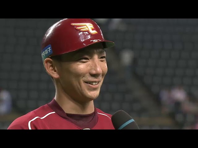 イーグルス・嶋選手ヒーローインタビュー 2015/7/21 F-E