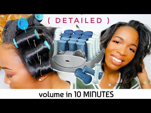 Conair 20 Roller Compact Setter| CONAIR HOT ROLLERS Tutorial | quick easy VOLUME | Sacha Bloom