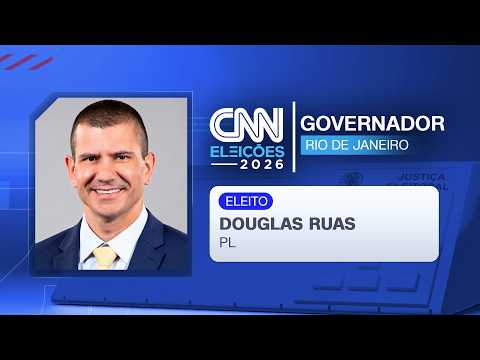 Com 50,88%, Douglas Ruas é eleito governador do RJ | CNN AGORA